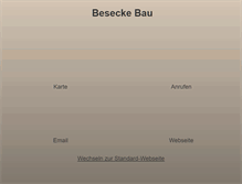 Tablet Screenshot of besecke-bau.de